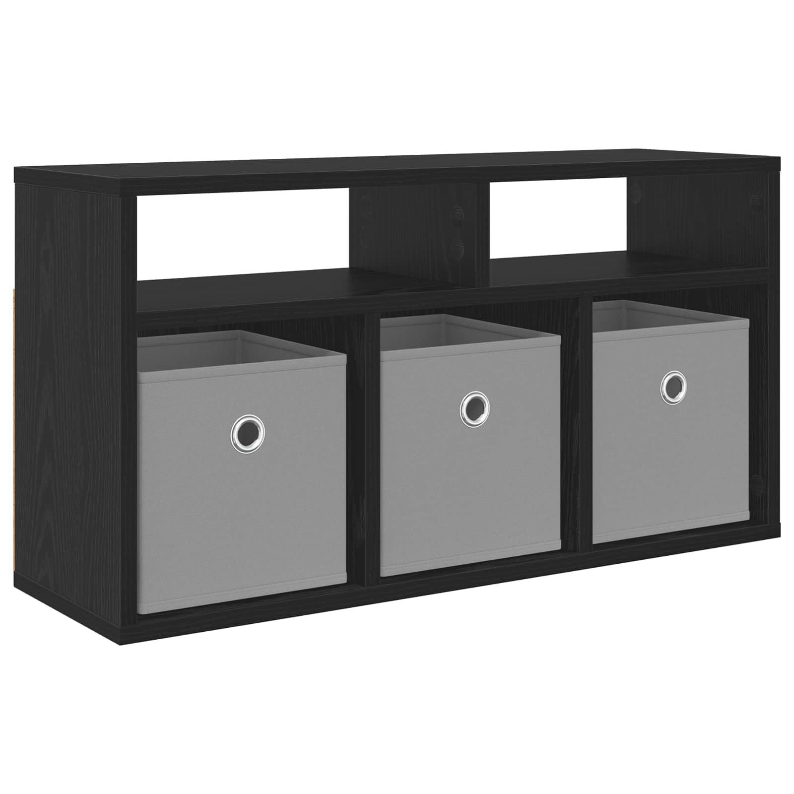 Aparador moderno para salon estrecho ideal como libreria decorativa de entrada