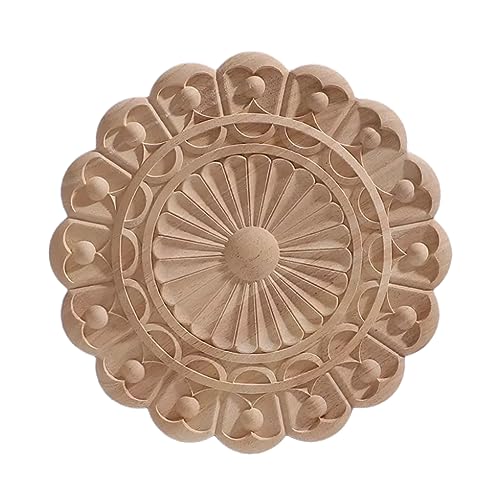 Molduras de madera decorativas estilo floral europeo para renovar esquinas de muebles Y2324