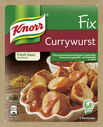 Knorr Fix Würzbasis Currywurst, 36 g 2 Portionen