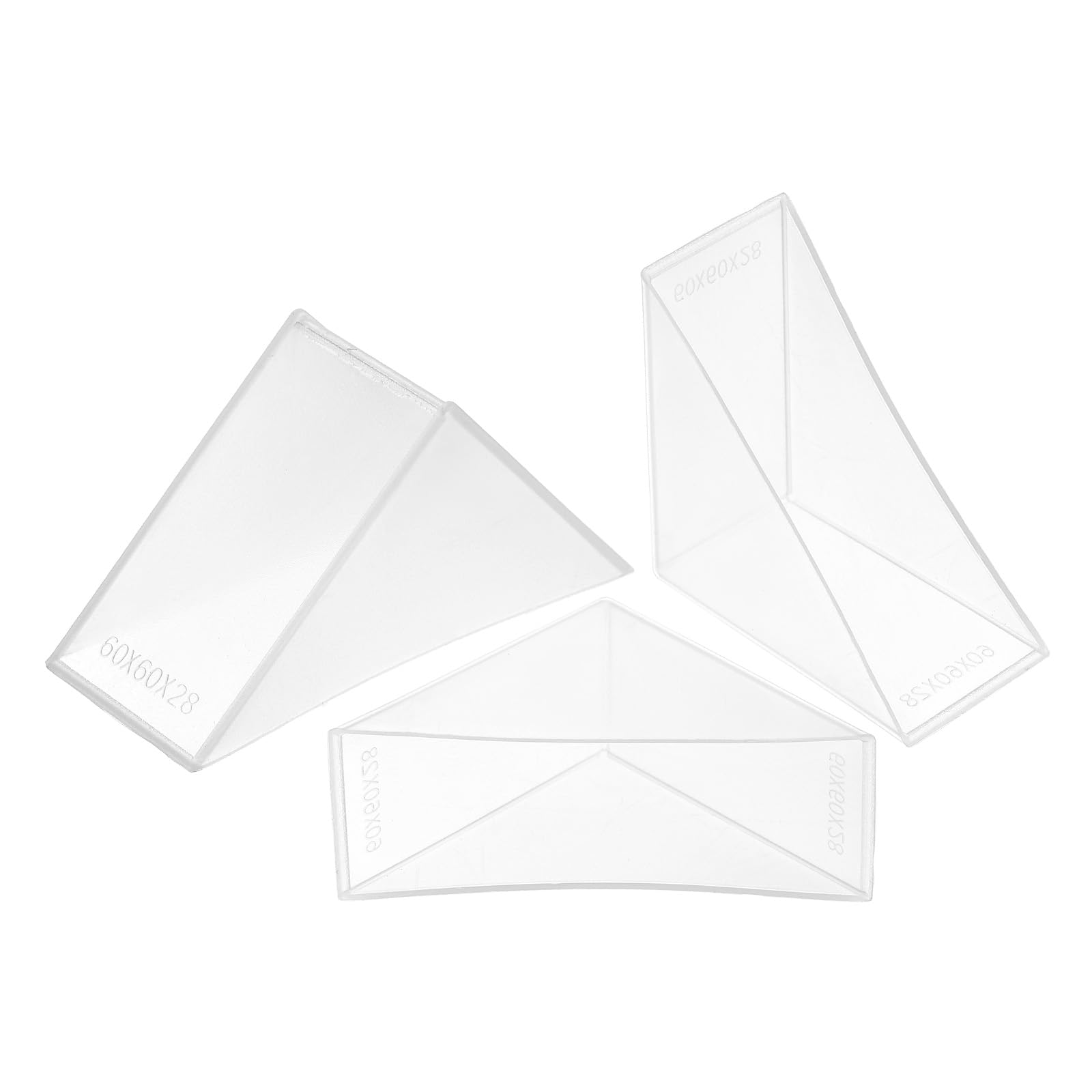 uxcell 8Pcs Plastic Corner Protectors 28x82mm Right Angle Shape Glass Corner Guards Cushion for Corner Protection of Glass, Mirror, Tile, White
