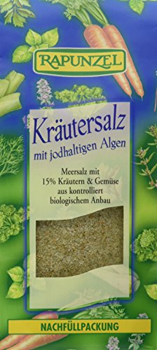 Rapunzel Kräutersalz jodiert mit 15% Kräutern und Gemüse, 500 g