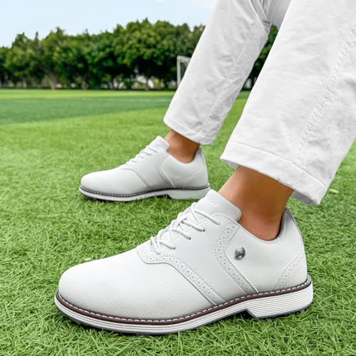 Spikes Golf Shoes Men Professional Golf Shoes Waterproof Walking Footwears for Golfers Outdoor Gym Sneakers4