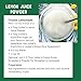 Judee's Lemon Juice Powder - 1 lb - Delicious and 100% Gluten-Free - Great for Smoothies, Shakes, Mixed Drinks, Fruit Tarts, and Glazes - Fresh Lemon Flavor