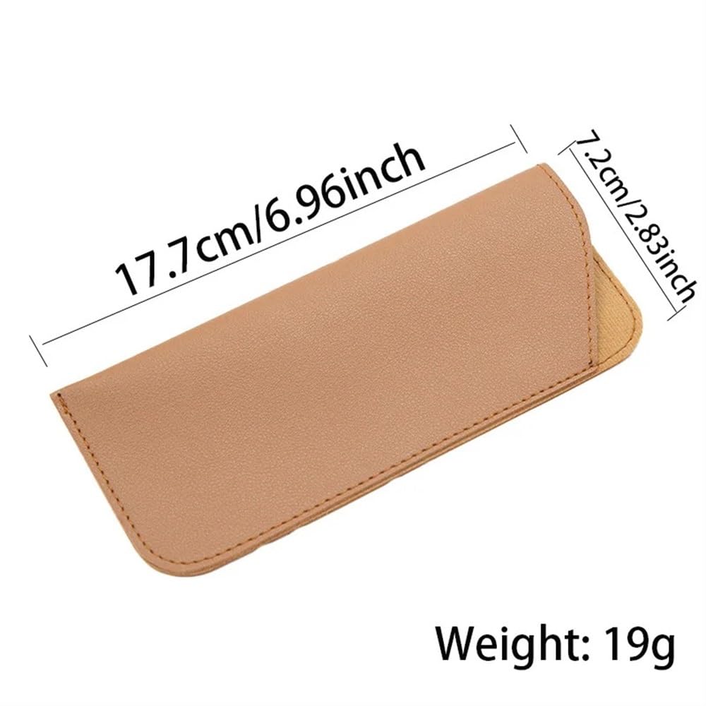 2/5/10 szt. Unisex torba na okulary ze skóry PU ochronne etui na okulary przeciwsłoneczne etui do czytania etui na okulary ochronne etui akcesoria