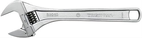 Wright Tool 4" - Max Capacity 11/16" Adjustable Wrench, Chrome