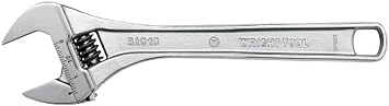 Adjustable Wrench Maximum Capacity 1/2" Chrome - 4"