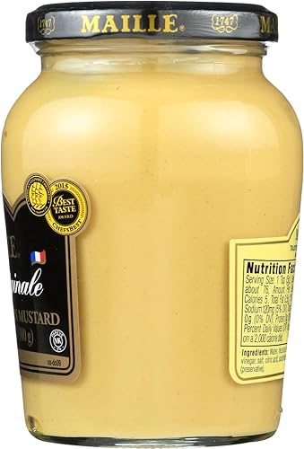 Miniatura 5 de Maille Original Dijon Mustard (Economy Case Pack) tarro de 13.4 onzas (paquete de 12) por Maille