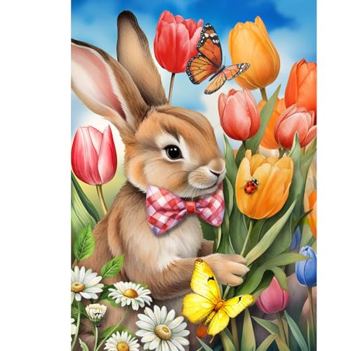 Briarwood Lane Stop and Smell the Tulips Garden Flag