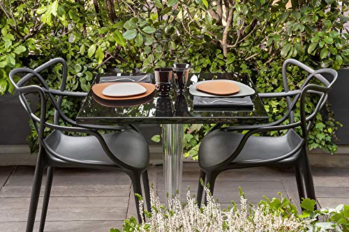 Plato mediano Kartell Namaste opaco negro miniatura 5