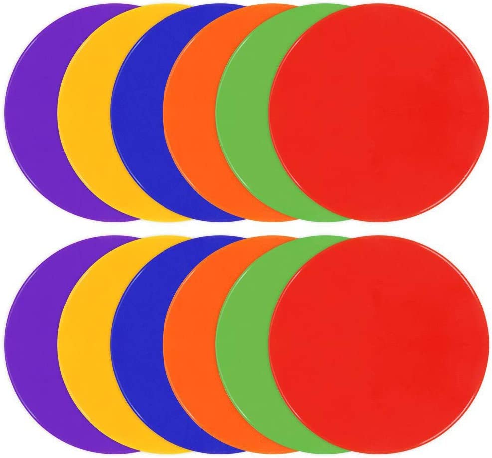Spot Markers 4 Zoll - 6 Stück Rutschfeste Bodenpunkte Für Sport Training