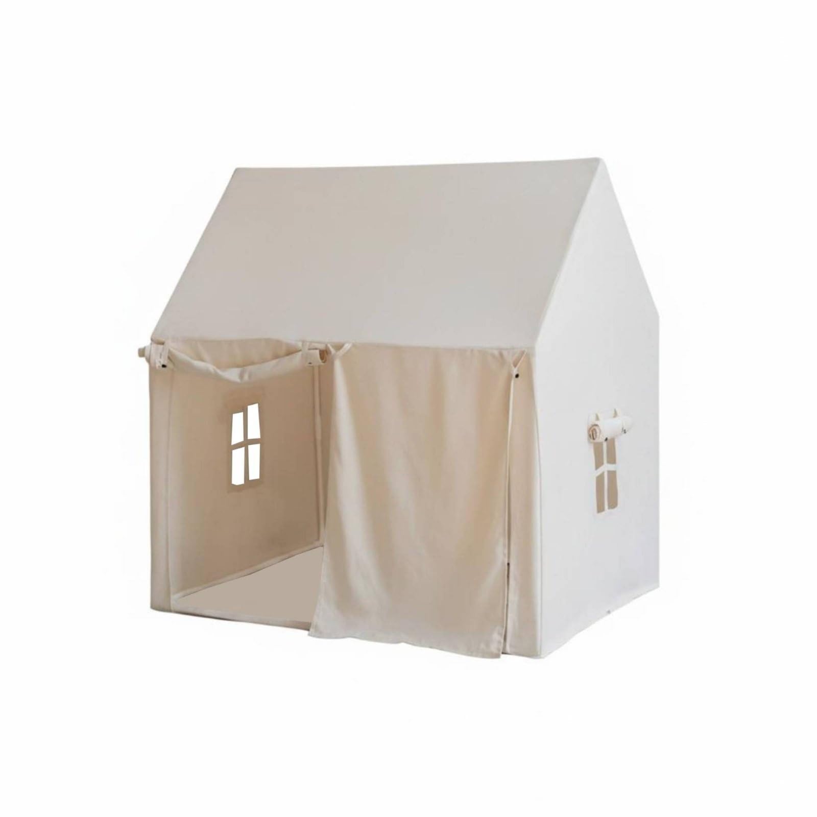 Tenda Gioco Bambini Casetta Ludica Capanna Tenda Interna Rifugio per Giochi Tessuto Pelle di Pesca per Lettura E Riposo Adatta a Bambini E Bambine in Casa Cameretta Spazio