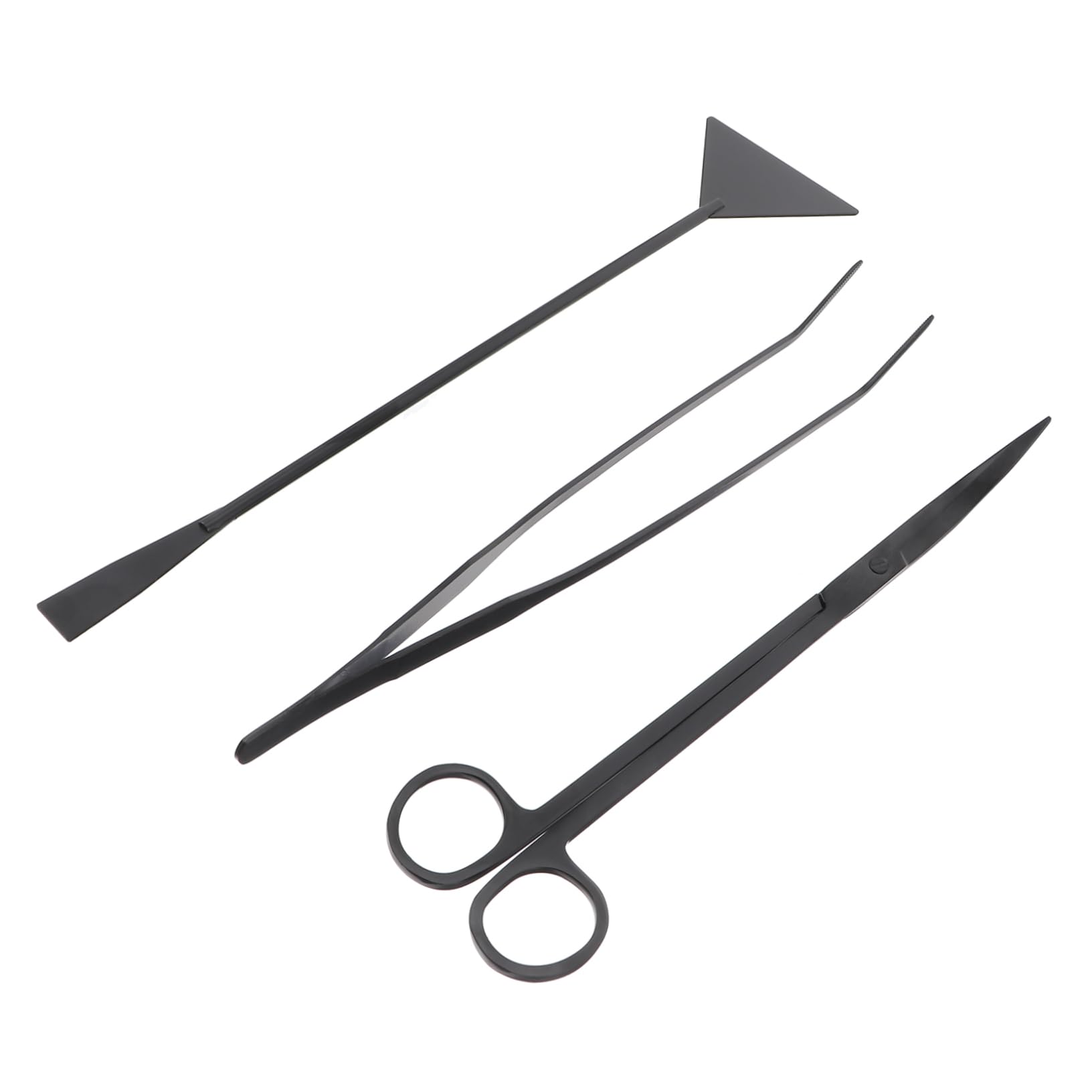 BESPORTBLE Fish Tank Gravel Cleaning Kit Tool Set Scissors Tweezers and Spatula for Plant Care