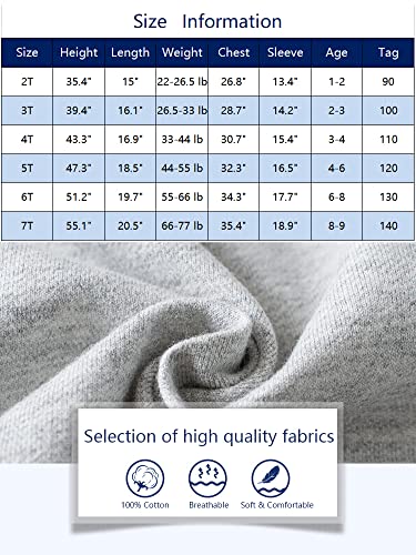 Iessra Boys Girls Zip Up Hoodies Toddler Baby Hoodie Red 5T Casual Sold Long Sleeve Sweatshirts Tops With Pocket For Kids 2-7 Years #TOP1