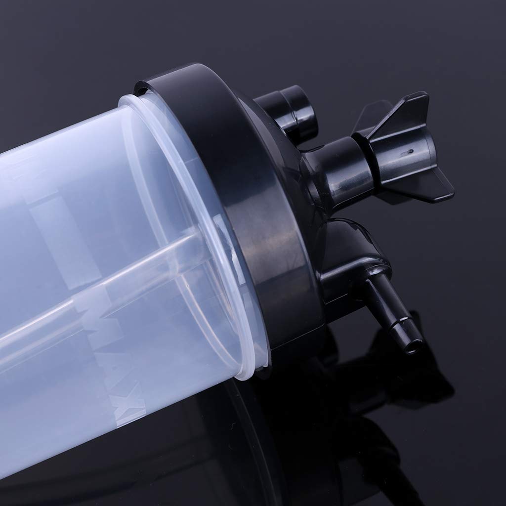 Umidificatore Bottiglia d'acqua per regolatore di ossigeno Flacone di ossigeno ad alto flusso per concentratori di ossigeno