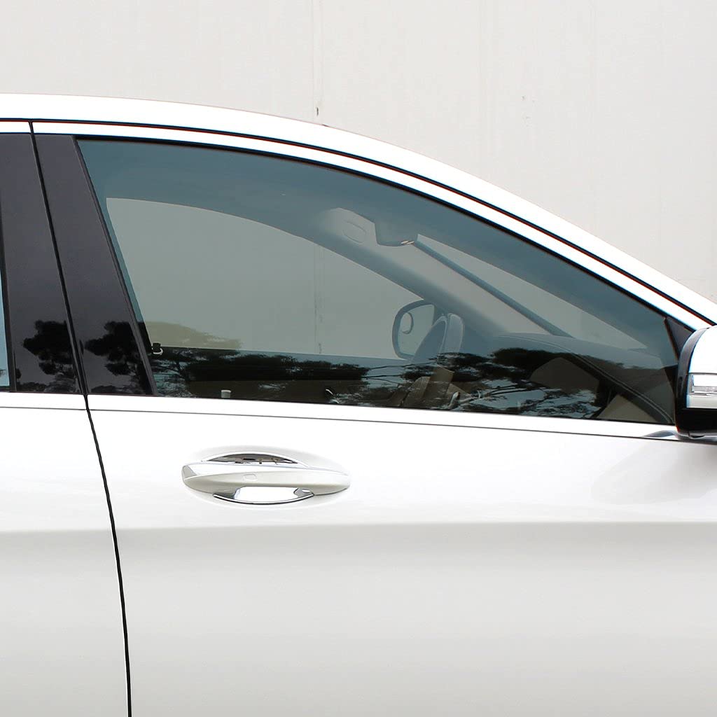 MotoShield Pro Professional Carbon Window Tint Film for Auto | Reduces Heat & Blocks 99% UV Rays - 50% VLT (20” in x 5’ ft Roll)