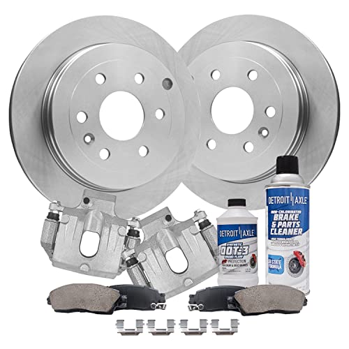Image of Detroit Axle - REAR Brake Kit for Chevrolet Traverse GMC Acadia