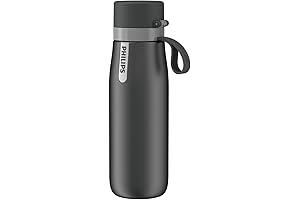 Philips Water GoZero Everyday Reusable Kids Water Bottle with Filter