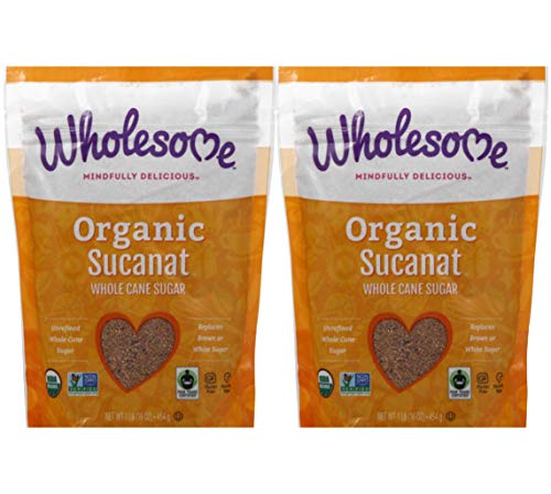 Wholesome Sweeteners Organic Sucanat Brown Sugar -- 1 lb - 2 pc