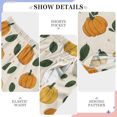 Pfrewn Pajama Pants Autumn Day Lounge Pants Soft Pajama Bottoms with Pockets4