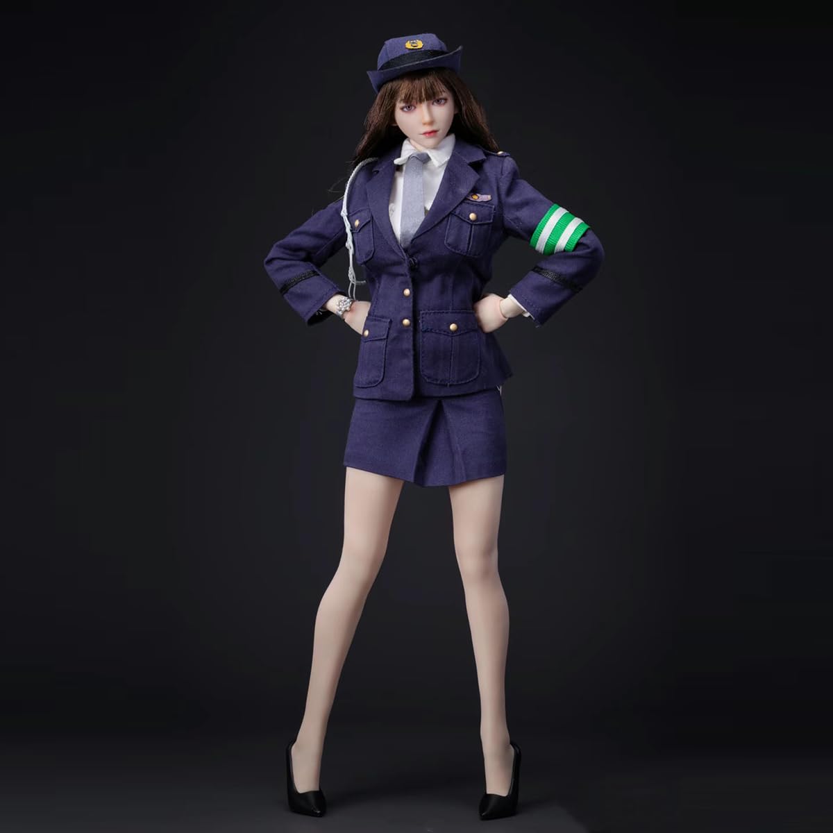 Vêtements militaires 1/6 pour femme avec corps articulé réglable résolvant les poses complexes