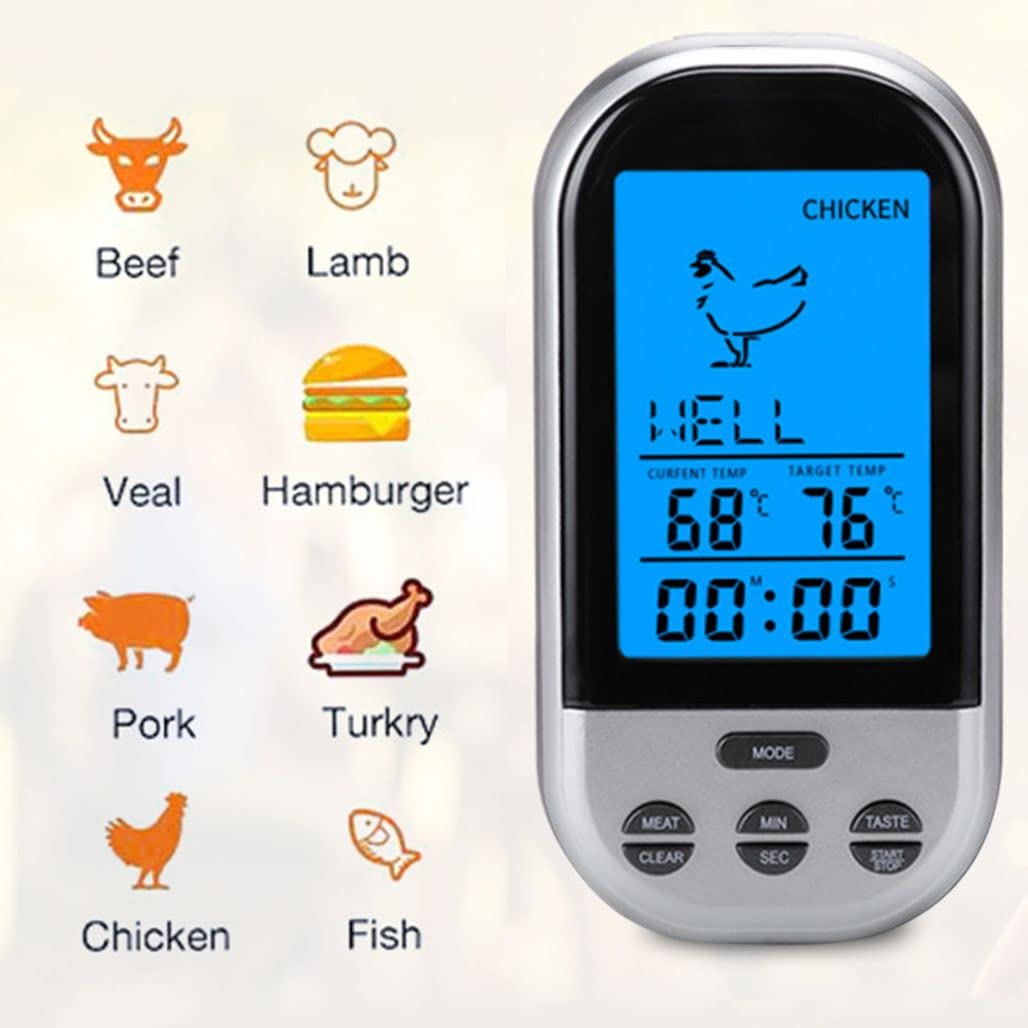 Review Meat Thermometer Digital Instant Read Kitchen Cooking Food Candy