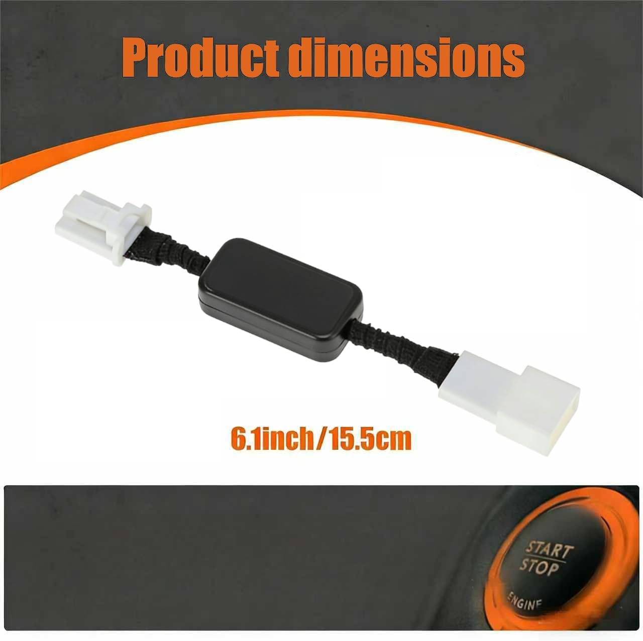 Auto Start Stop Eliminator Compatible with Toyota Tacoma 2024 2025 2026, Disable A-Off Idle Engine Disabler/Canceller, Plug & Play Autostop Harness Module