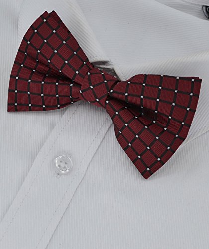 Image of Bow Tie for Men & Boys, Pre-Tied Bowtie Adjustable 9-18in, for Formal Tuxedo, Prom Party, Wedding
