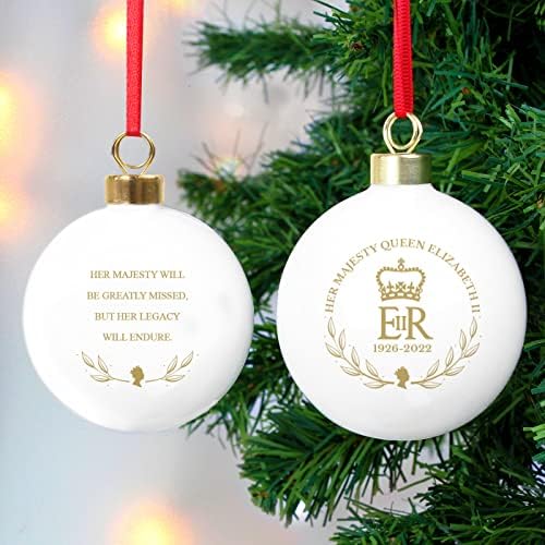 CalEli Gifts Queen Elizabeth II Commemorative Bauble