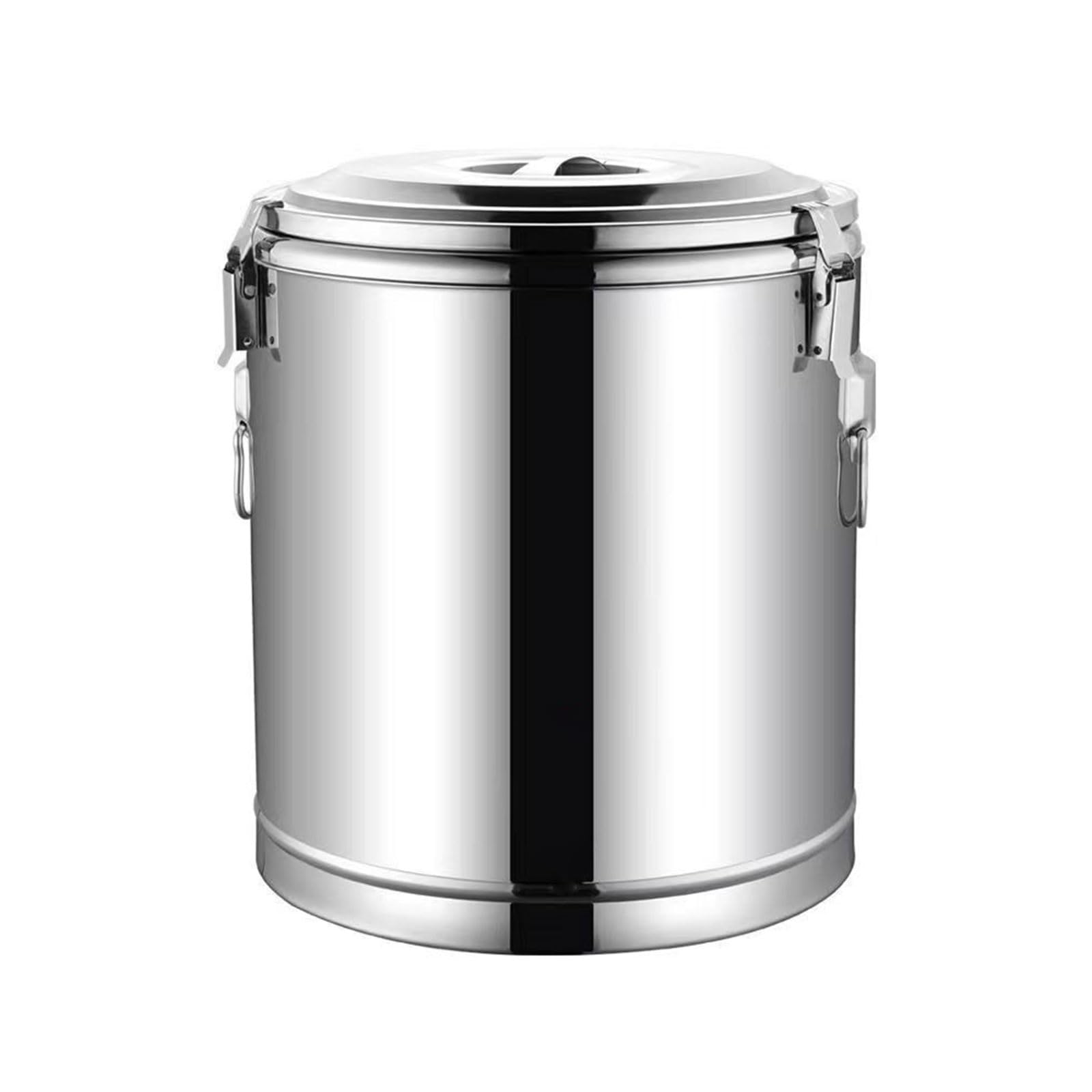 Distributeur de boissons isolé par la chaleur et le froid avec seau à soupe en inox 7L