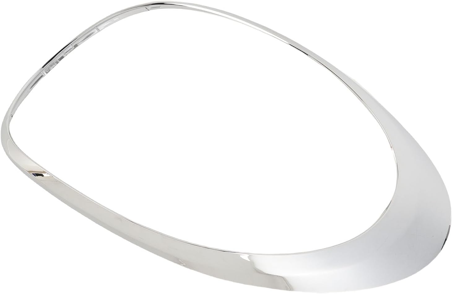 AYNEFY Tail Light Trim Rings, Tail Lamp Trim Ring Chrome Close Out Taillight Decorative Ring Replacement for 500L 2014-2018 (Right: 68235996AA)