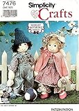 Autor 1991 Patr n de Simplicity Crafts 7476 calcet n mu eca con armario y cama de yoy
