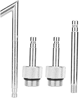 Adaptador de óleo fluido, à prova de ferrugem e alta resistência, adaptador de enchimento de fluido de transmissão profissional, leve, 4 peças, liga de alumínio para acessórios de carro