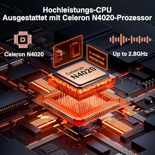 Laptop Portátil 256GB 14" Win 11 N4020 Rose Gold 1080 - Imagen 4