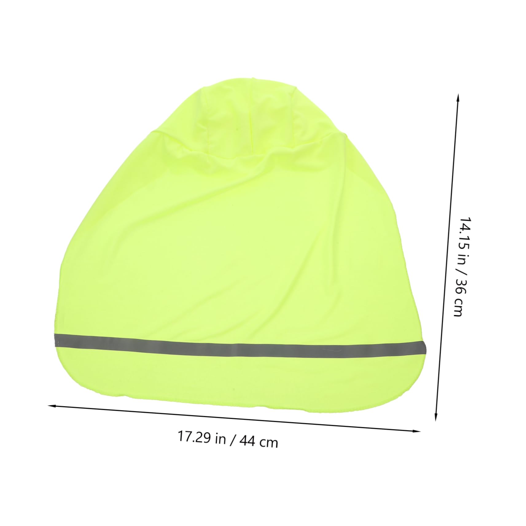 POPETPOP 4pcs Reflective Sports Caps Quick Dry Sweat Wicking Headscarf with Neck Shade for Outdoor Activities Lightweight Cooling Skull Caps for Enhanced Visibility and Comfort Yellow