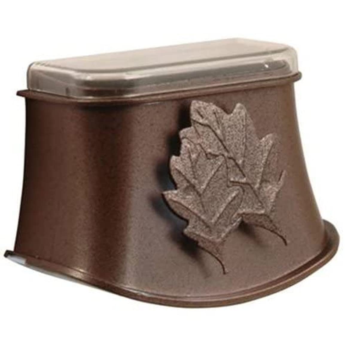 Moonrays 95021 Solar Powered Plastic Post Side Lamp Light, Bronze