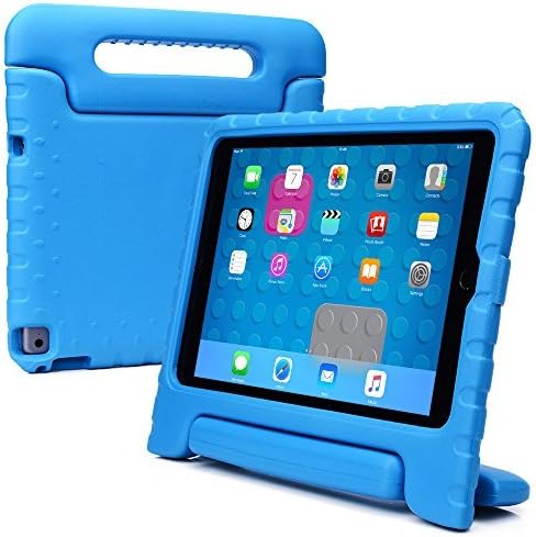 Official Cooper Dynamo Case for iPad Air 2 | Child Proof Cover with Stand, Handle, Screen Protector | Apple A1566 A1567 (Blue)