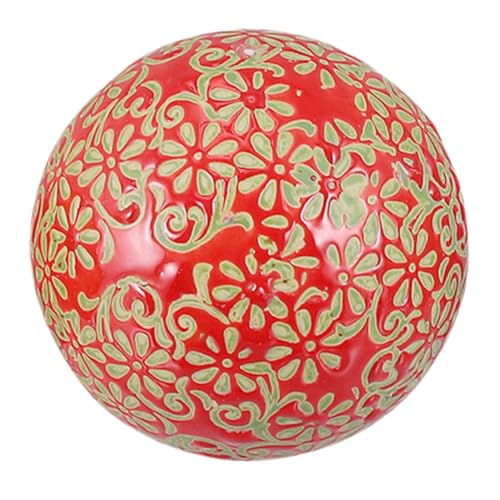 Porcelaine colorée et boules flottantes en céramique vintage 10cm