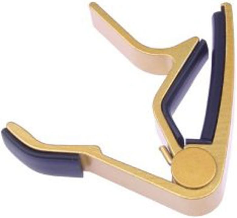 niceEshop(TM) Single,handed Guitar Capo Quick Change,Gold