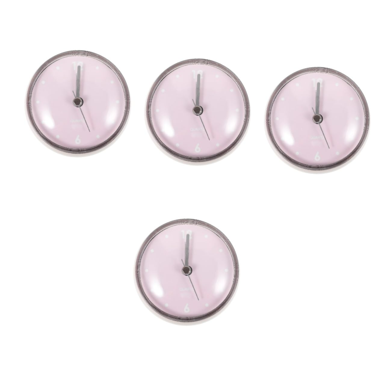Horloge murale de salle de bain Amosfun à ventouse lot de 4