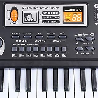 THAUMIFY Clavier de piano portable à 61 touches, piano numérique intelligent pour débutants avec fonction d’enregistrement et de lecture, haut-parleurs intégrés - Les Beatles, Paul McCartney, John Lennon, RIngo Starr, George Harrison THAUMIFY Clavier de piano portable à 61 touches, piano numérique intelligent pour débutants avec fonction d'enregistrement et de lecture, haut-parleurs intégrés – Image 5