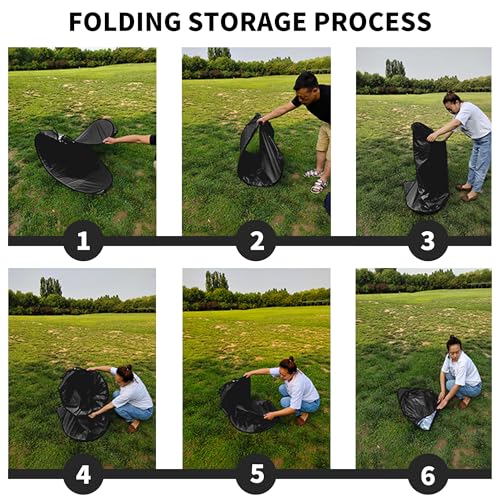 Pop Up Camping Shower Tent, Portable Beach Dressing Changing Room UV/Rain Shower Enclosure Tents Durable for Outdoor Hiking Beach image 3