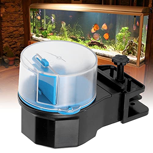 Automatic Fish Feeder, Aquarium Fish Feeder Dry Granular Flake Food for Fish Tank(Blue) - Image 5