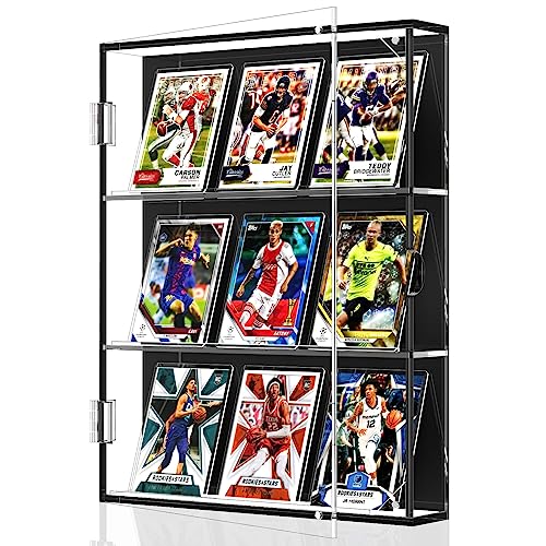 NIUBEE Acrylic Baseball Card Display Case, Sports Card Display Frame