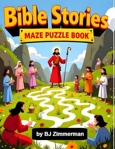 Bible Stories Maze Puzzle Book