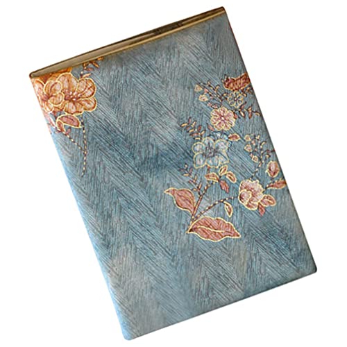 Operitacx Capa de livro de tecido com estampa floral, protetor de livro de tecido lavável para livro