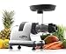 Omega J8008C Juicer Extractor and Nutrition Center Creates Fruit Vegetable and Wheatgrass Juice Quiet Motor Slow Masticating Dual-Stage Extraction AUT, 200-Watt, Metallic