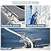 IRONDELIC 2PCS Stainless Steel Boat Anchor Hook, Quick Release Knotless Anchor System for 3/8''- 5/8'' Boat Anchor Rope, Fit for Small Boat Pontoon Kayah, Easy to Use, Holds 9000 lbs