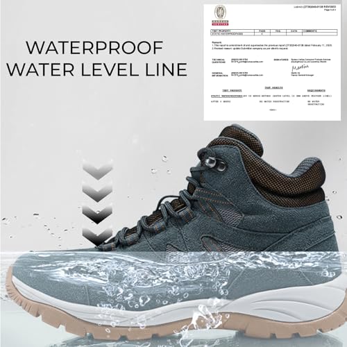 Chaussures de trekking hommes imperméables YOUTHUP marche extérieur - 6