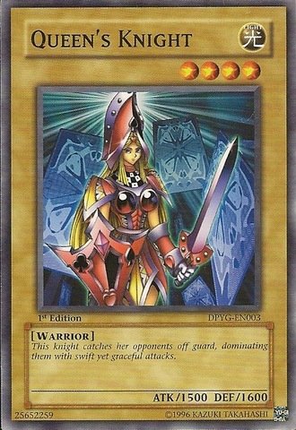 Amazon.com: YU-GI-OH! - Queen's Knight (DPYG-EN003) - Duelist Pack Yugi  Moto - Unlimited Edition