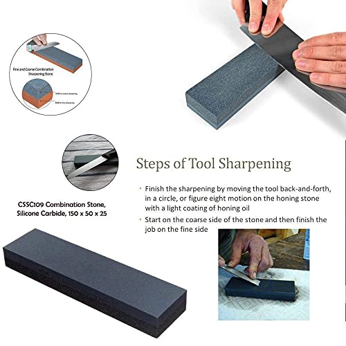 EVEN Silicone Carbide Combination Stone Black - Image 3